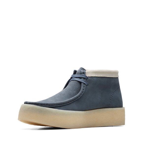 Clarks WallabeeCup Bt blue nubuck